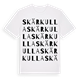 Skärkulla ordlek t-shirt