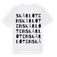 Skårlöten ordlek t-shirt