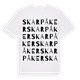 Skarpåker ordlek t-shirt