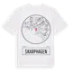 White t-shirt med Skarphagen t-shirt