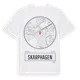 White t-shirt med Skarphagen t-shirt