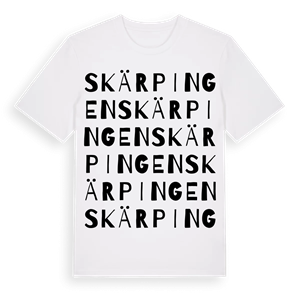 Skärpingen ordlek t-shirt – ekologisk bomull t-shirt från Pinshirt