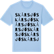 Blue Soul t-shirt med Skårsjö ordlek t-shirt