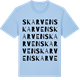 Blue Soul t-shirt med Skarven ordlek t-shirt