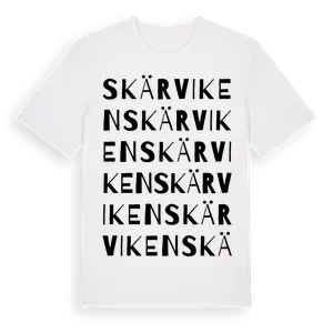 Skärviken ordlek t-shirt – ekologisk bomull t-shirt från Pinshirt