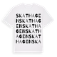Skathagen ordlek t-shirt