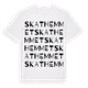Skathemmet ordlek t-shirt