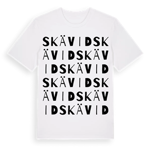 Skävid ordlek t-shirt – ekologisk bomull t-shirt från Pinshirt