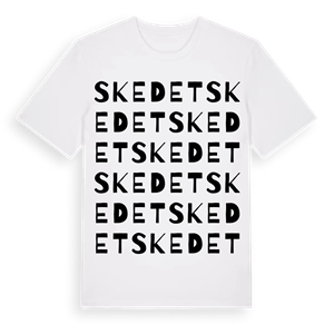 Skedet ordlek t-shirt – ekologisk bomull t-shirt från Pinshirt