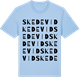 Blue Soul t-shirt med Skedevid ordlek t-shirt
