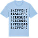 Blue Soul t-shirt med Skeppeberg ordlek t-shirt