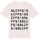 Vintage White t-shirt med Skeppsås ordlek t-shirt