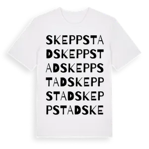Skeppstad ordlek t-shirt – ekologisk bomull t-shirt från Pinshirt