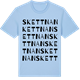 Blue Soul t-shirt med Skettnan ordlek t-shirt