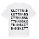 Skettnan ordlek t-shirt