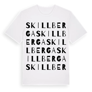 Skillberga ordlek t-shirt – ekologisk bomull t-shirt från Pinshirt