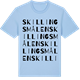 Blue Soul t-shirt med Skillingsmålen ordlek t-shirt