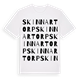 Skinnartorp ordlek t-shirt