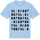 Blue Soul t-shirt med Skirbrotorp ordlek t-shirt