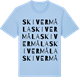 Blue Soul t-shirt med Skivermåla ordlek t-shirt