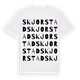 Skjorstad ordlek t-shirt