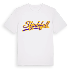 Skjulefall baseball t-shirt – ekologisk bomull t-shirt från Pinshirt