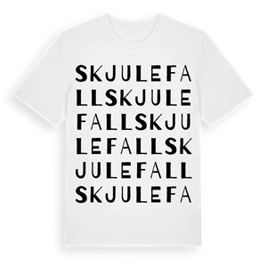 Skjulefall ordlek t-shirt – ekologisk bomull t-shirt från Pinshirt