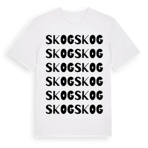Skog ordlek t-shirt – ekologisk bomull t-shirt från Pinshirt
