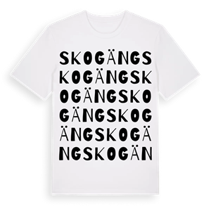 Skogäng ordlek t-shirt – ekologisk bomull t-shirt från Pinshirt