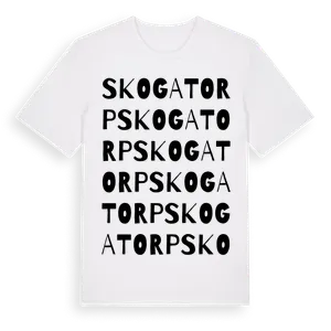 Skogatorp ordlek t-shirt – ekologisk bomull t-shirt från Pinshirt