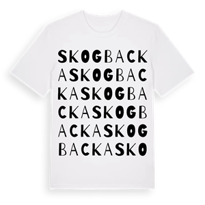 Skogbacka ordlek t-shirt – ekologisk bomull t-shirt från Pinshirt