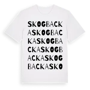 Skogbacka ordlek t-shirt – ekologisk bomull t-shirt från Pinshirt