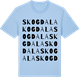 Blue Soul t-shirt med Skogdala ordlek t-shirt