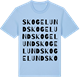 Blue Soul t-shirt med Skogelund ordlek t-shirt