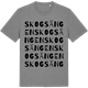 Mid Heather Gray t-shirt med Skogsängen ordlek t-shirt