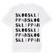 Skogsklippan ordlek t-shirt