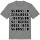 Mid Heather Gray t-shirt med Skogsliden ordlek t-shirt
