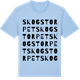Blue Soul t-shirt med Skogstorpet ordlek t-shirt
