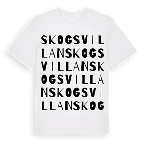 Skogsvillan ordlek t-shirt – ekologisk bomull t-shirt från Pinshirt