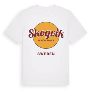 Skogvik cirkel t-shirt – ekologisk bomull t-shirt från Pinshirt