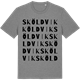 Mid Heather Gray t-shirt med Sköldvik ordlek t-shirt