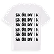 Sköldvik ordlek t-shirt