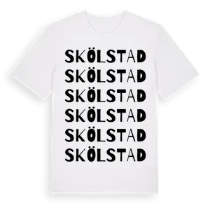 Skölstad ordlek t-shirt – ekologisk bomull t-shirt från Pinshirt