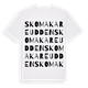 Skomakareudden ordlek t-shirt
