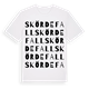 Skördefall ordlek t-shirt