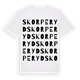 Skorperyd ordlek t-shirt