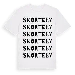 Skorteby ordlek t-shirt – ekologisk bomull t-shirt från Pinshirt