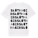 Sköthagen ordlek t-shirt