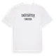 White t-shirt med Skötsätter i Sverige t-shirt