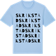 Blue Soul t-shirt med Skrikstad ordlek t-shirt